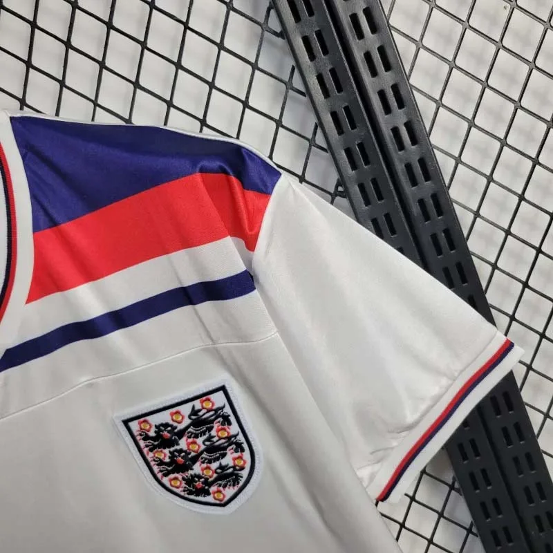 1982 Retro England Home Jersey - Image 7
