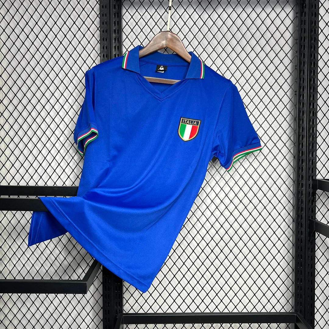 1982 Retro Italy Home Jersey - Image 3