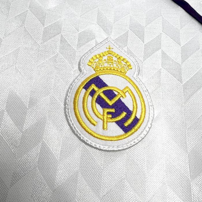 1988/1989 Retro Real Madrid Home Jersey - Image 4
