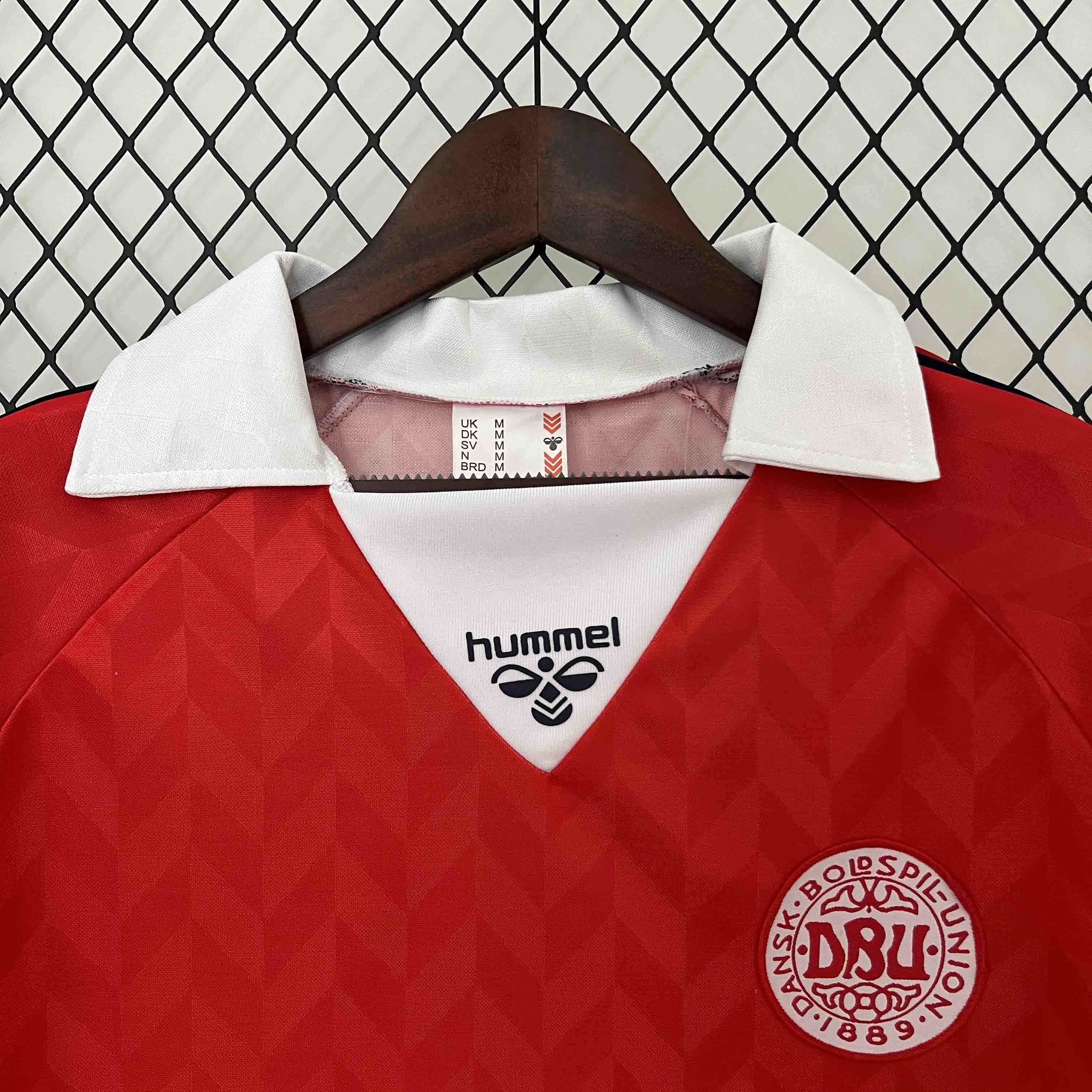 1988 Retro Denmark Home Jersey - Image 3