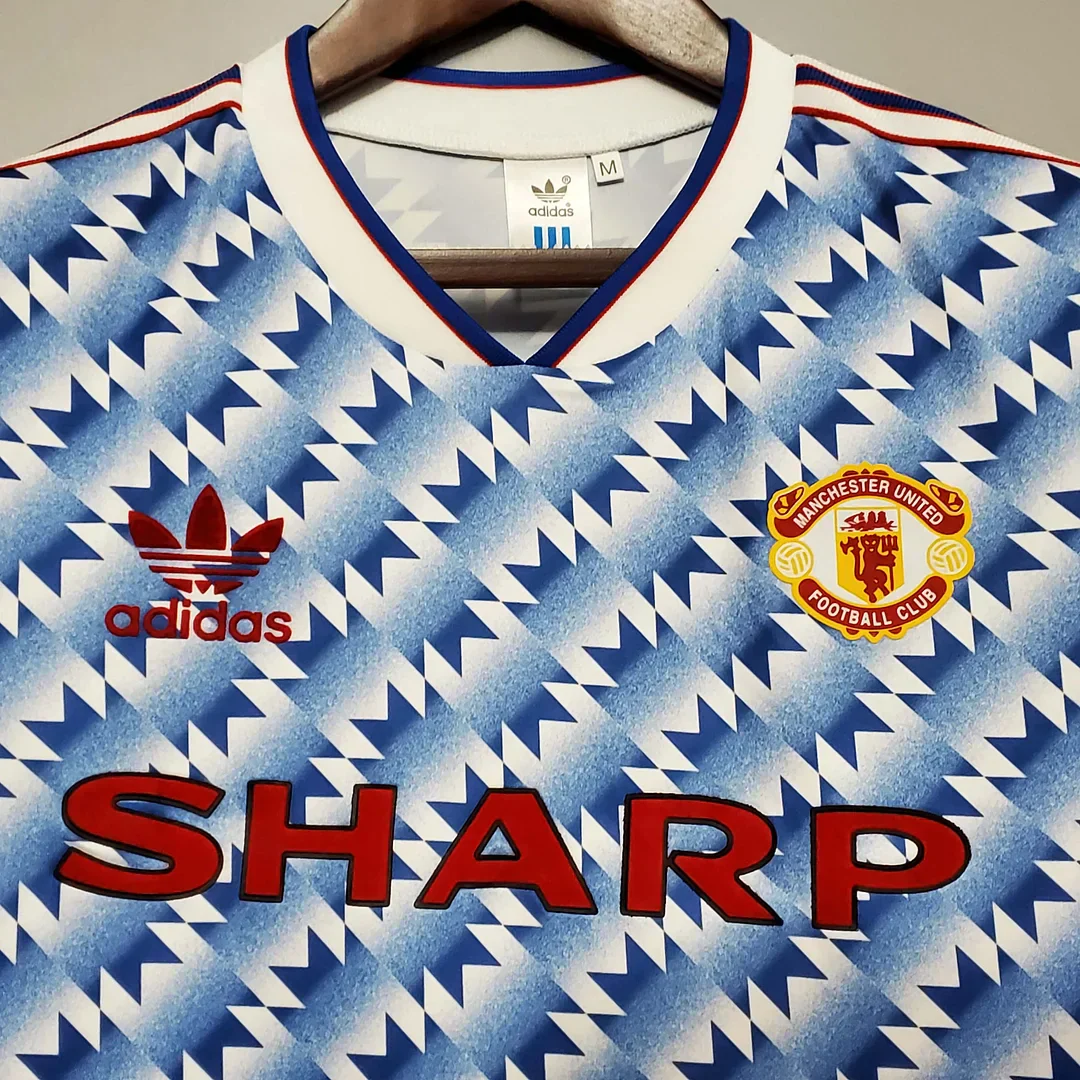 1990/1992 Retro Manchester United Away Jersey - Image 5