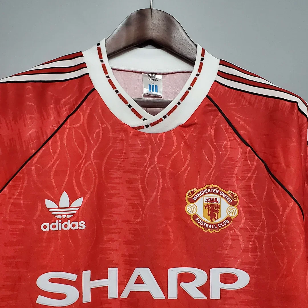1990/1992 Retro Manchester United Home Jersey - Image 3