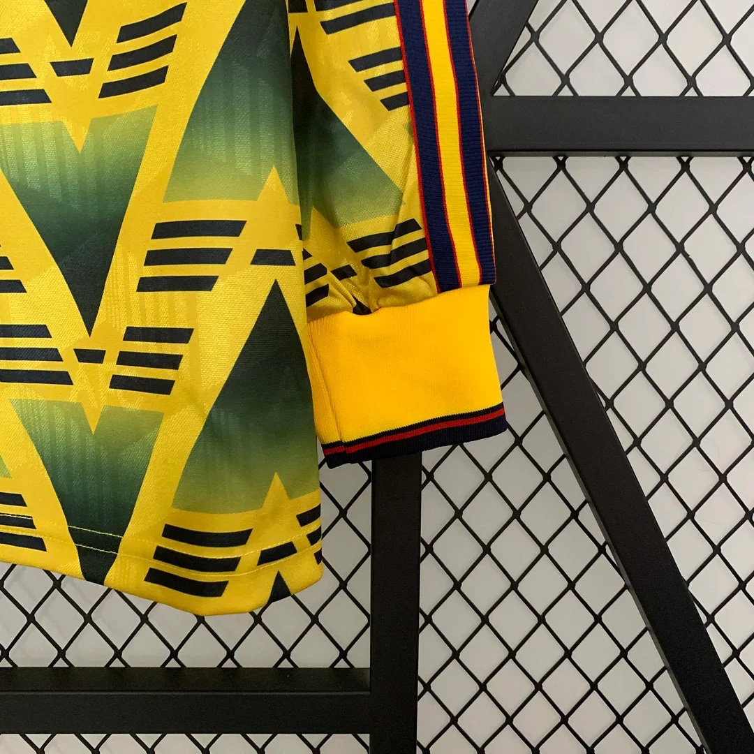 1991-1993 Retro Arsenal Away Jersey Long Sleeve - Image 8