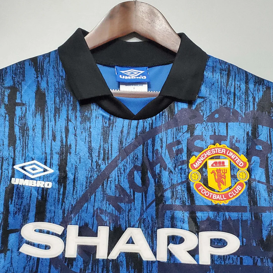 1992/1993 Retro Manchester United Away Jersey - Image 5