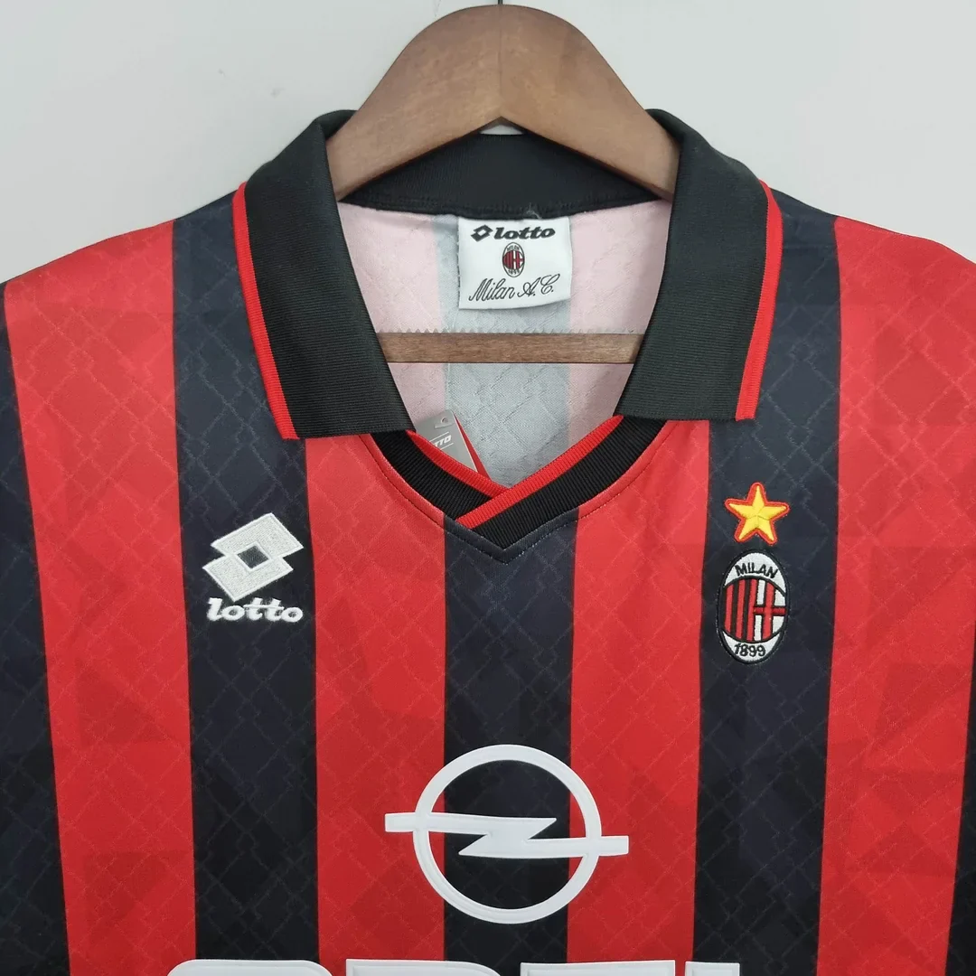 1995/1996 Retro AC Milan Home Jersey - Image 3