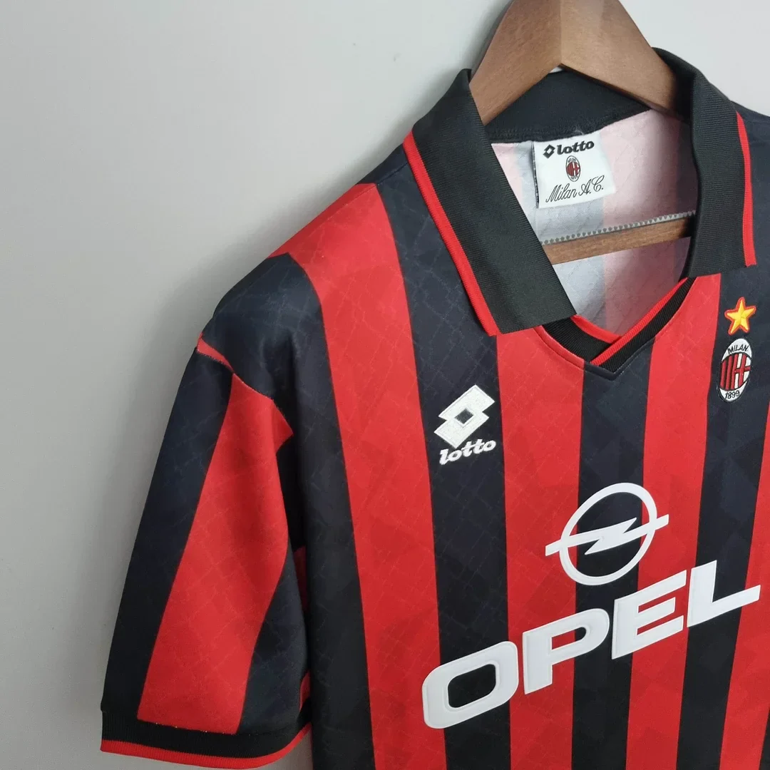 1995/1996 Retro AC Milan Home Jersey - Image 6