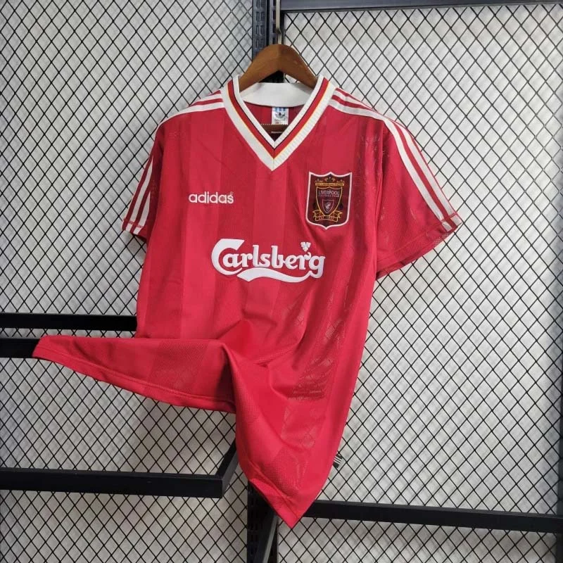 1995-1996 Retro Liverpool Home Jersey - Image 5