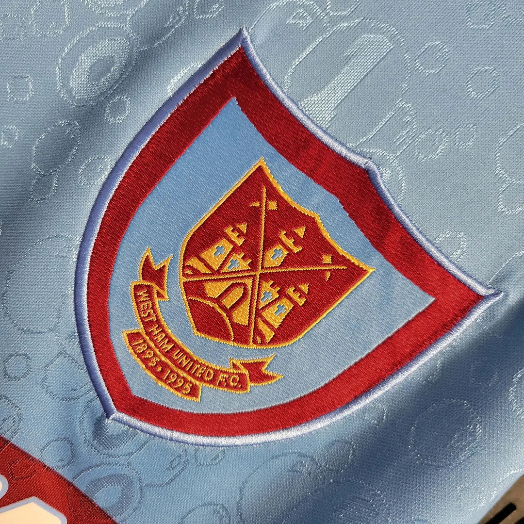 1995-1996 Retro West Ham United Away Jersey Long Sleeve - Image 5