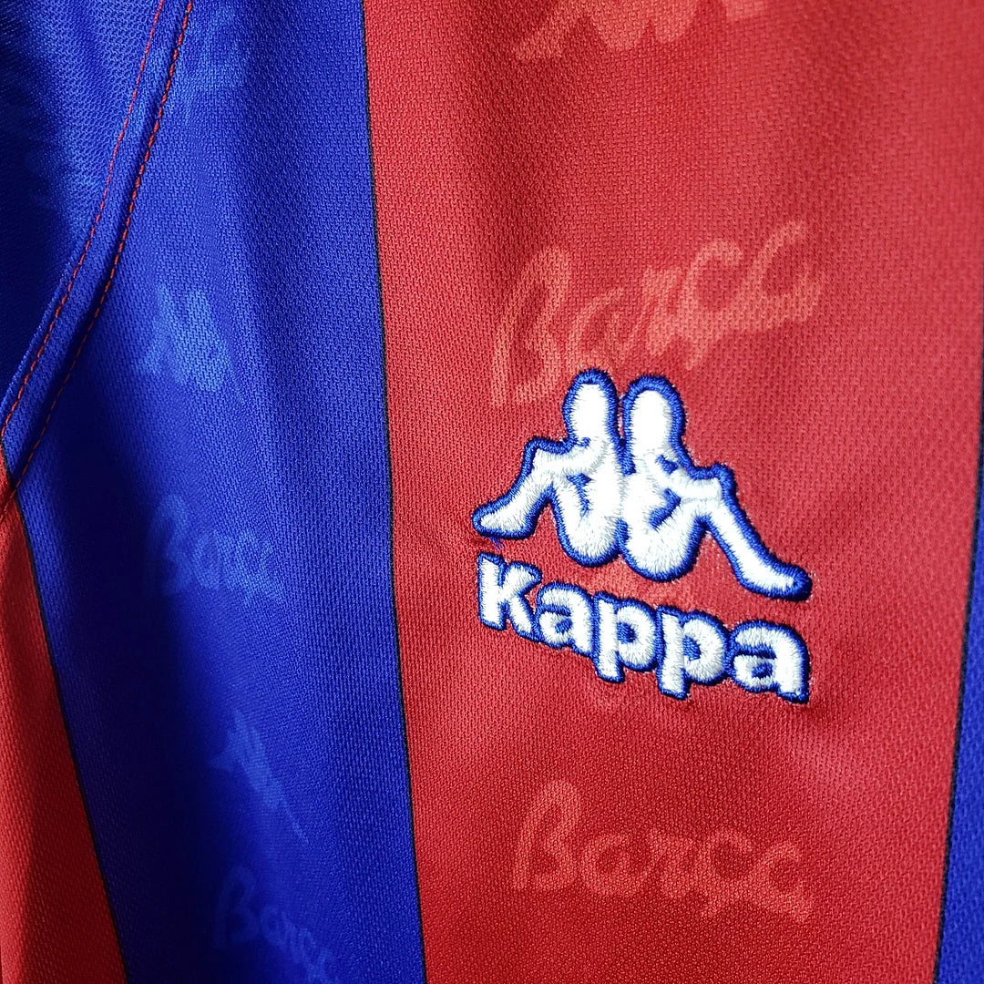1995-1997 Retro Barcelona Home Jersey - Image 4