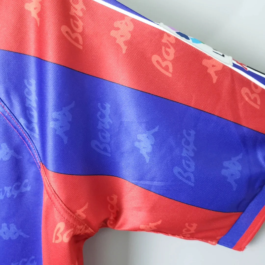 1995-1997 Retro Barcelona Home Jersey - Image 7