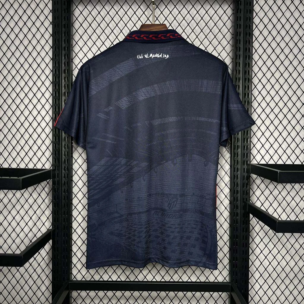 1996-1997 Retro Atletico Madrid Away Jersey - Image 2