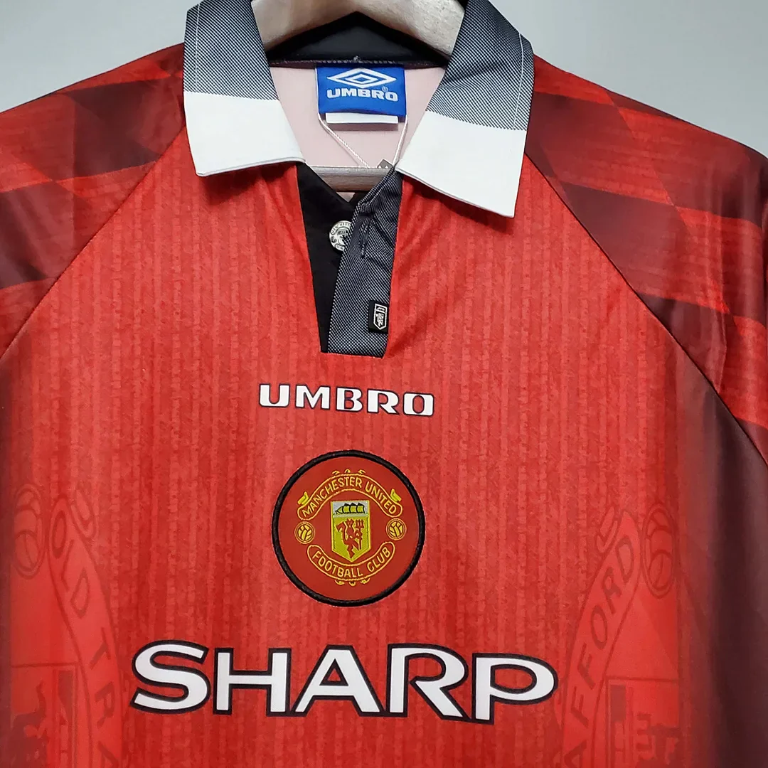 1996/1998 Retro Manchester United Home Jersey - Image 5