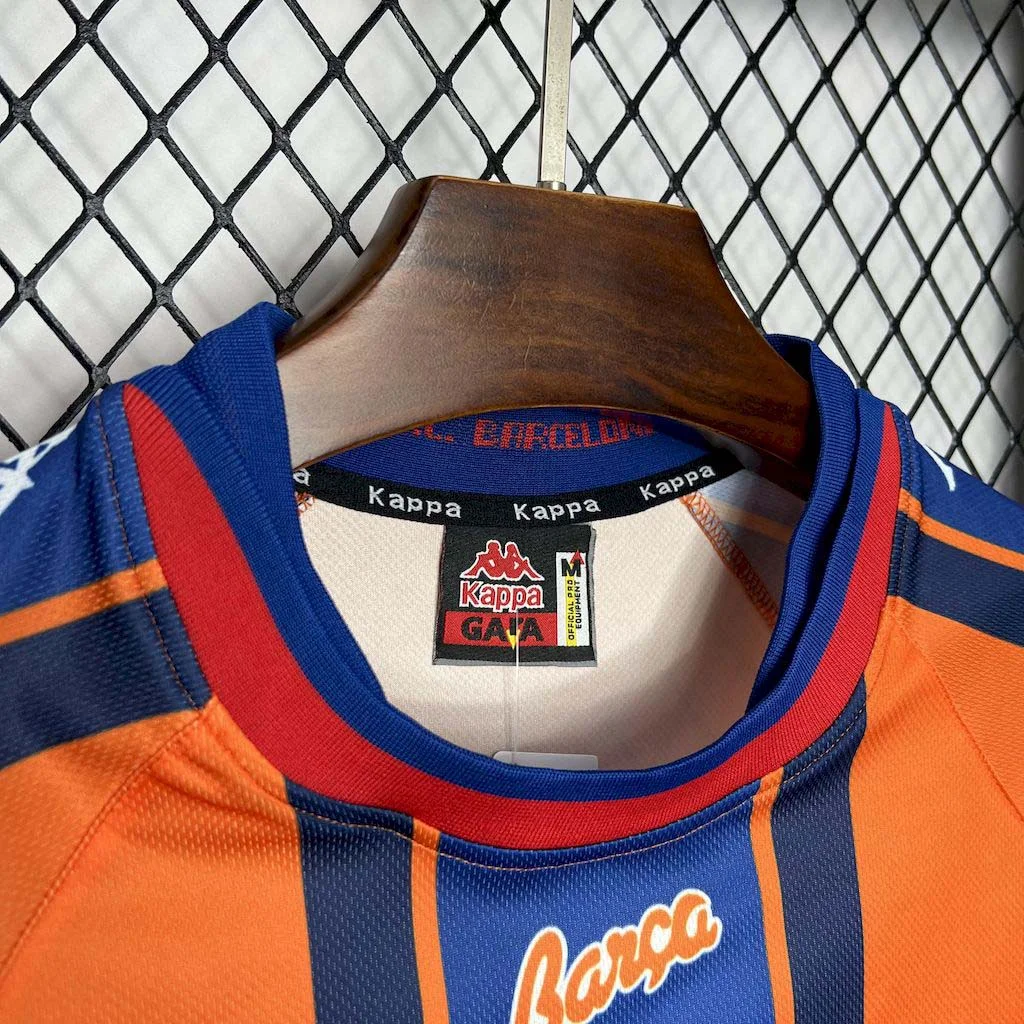 1997-1998 Retro Barcelona Away Jersey - Image 6