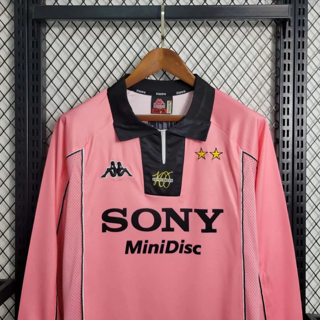 1997-1998 Retro Juventus Away Long Sleeve - Image 3