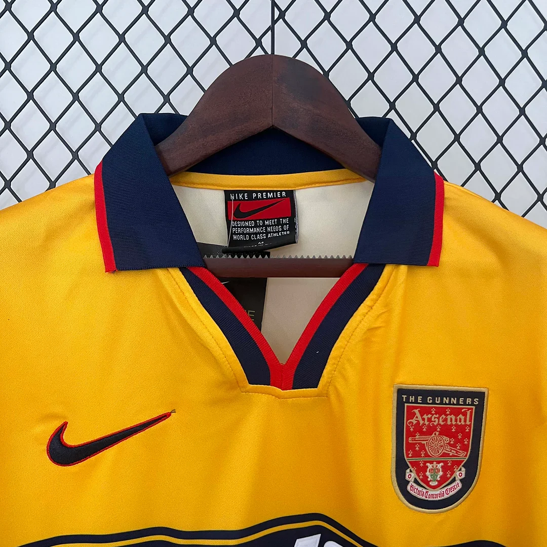1997-1999 Retro Arsenal Away Jersey - Image 5