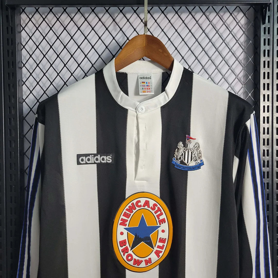 1997-1999 Retro Newcastle United Home Long Sleeve - Image 3
