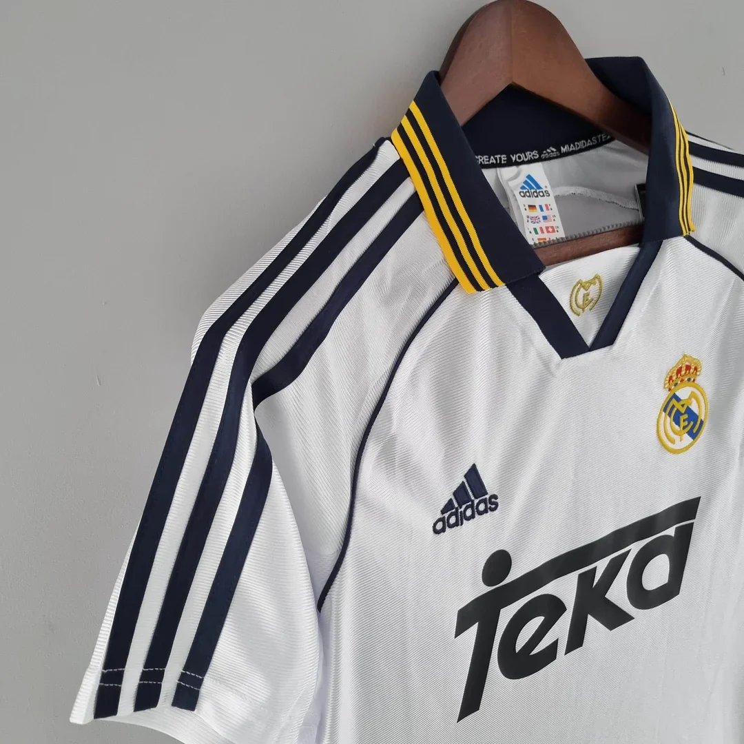 1998/2000 Retro Real Madrid Home Jersey - Image 3