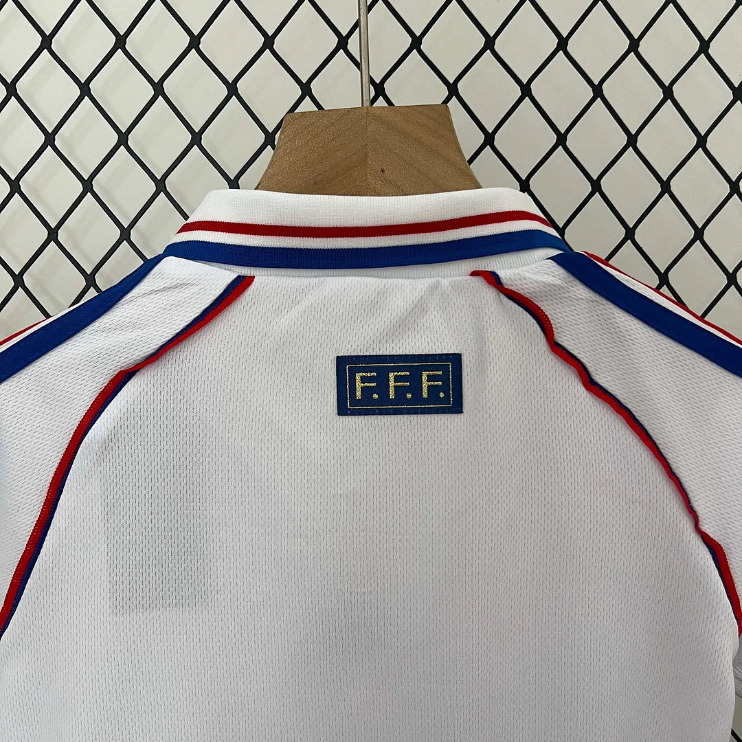 1998 Retro France Away Kit Kids Size - Image 4
