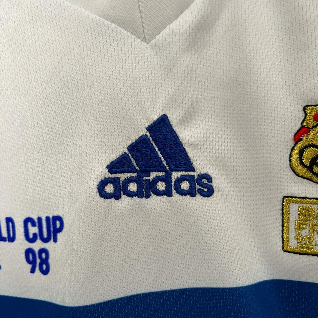 1998 Retro France Away Kit Kids Size - Image 5