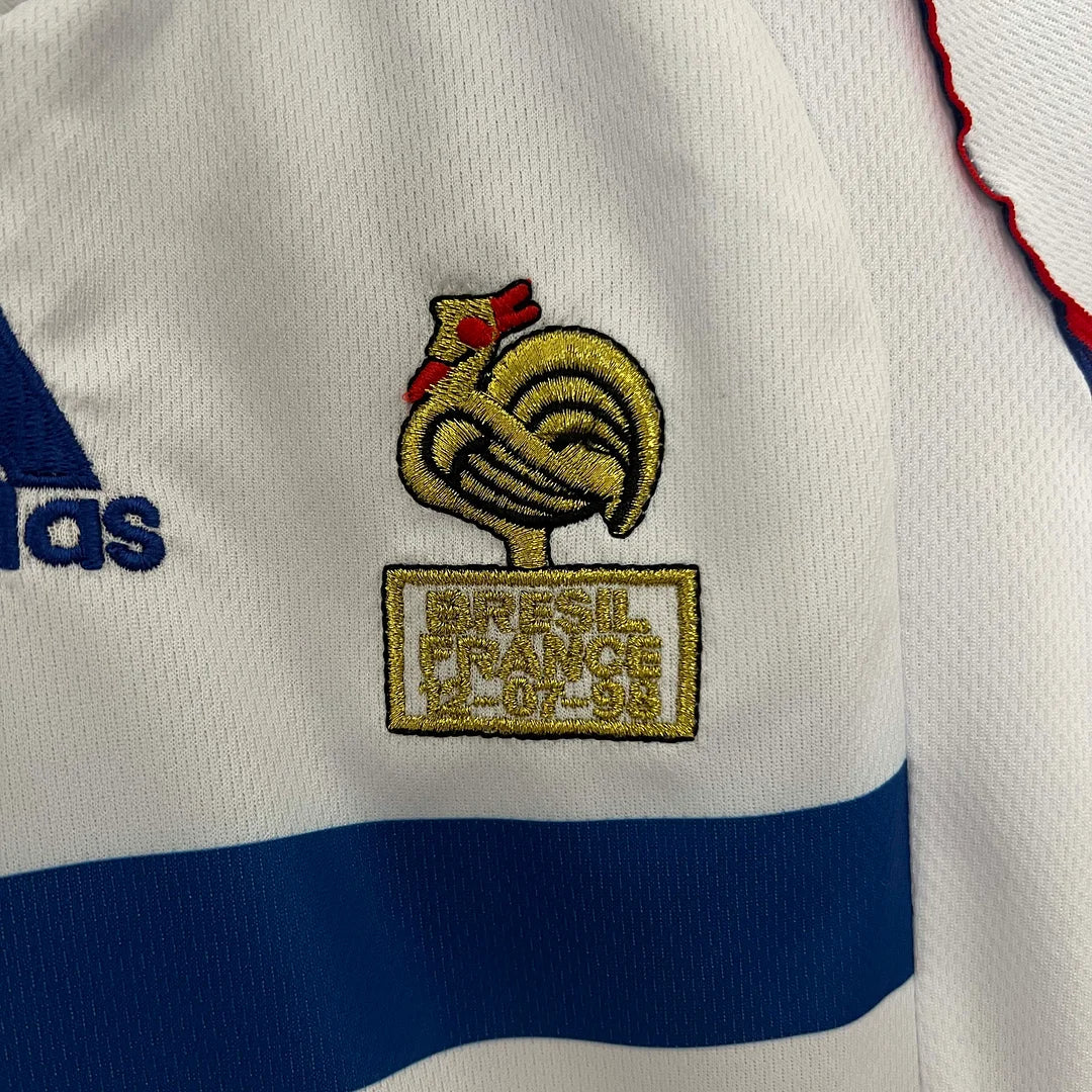 1998 Retro France Away Kit Kids Size - Image 6