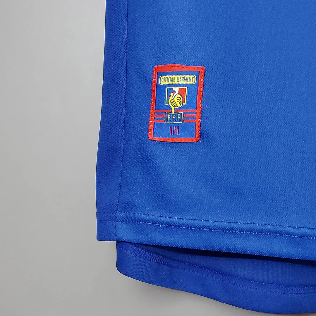 1998 Retro France Home Jersey - Image 8