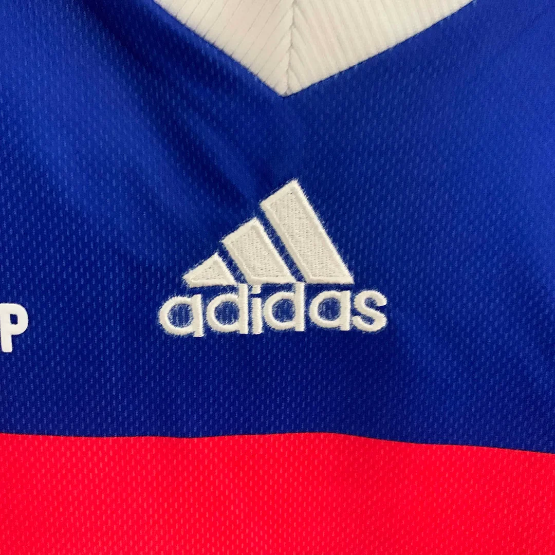 1998 Retro France Home Jersey Long Sleeve - Image 5