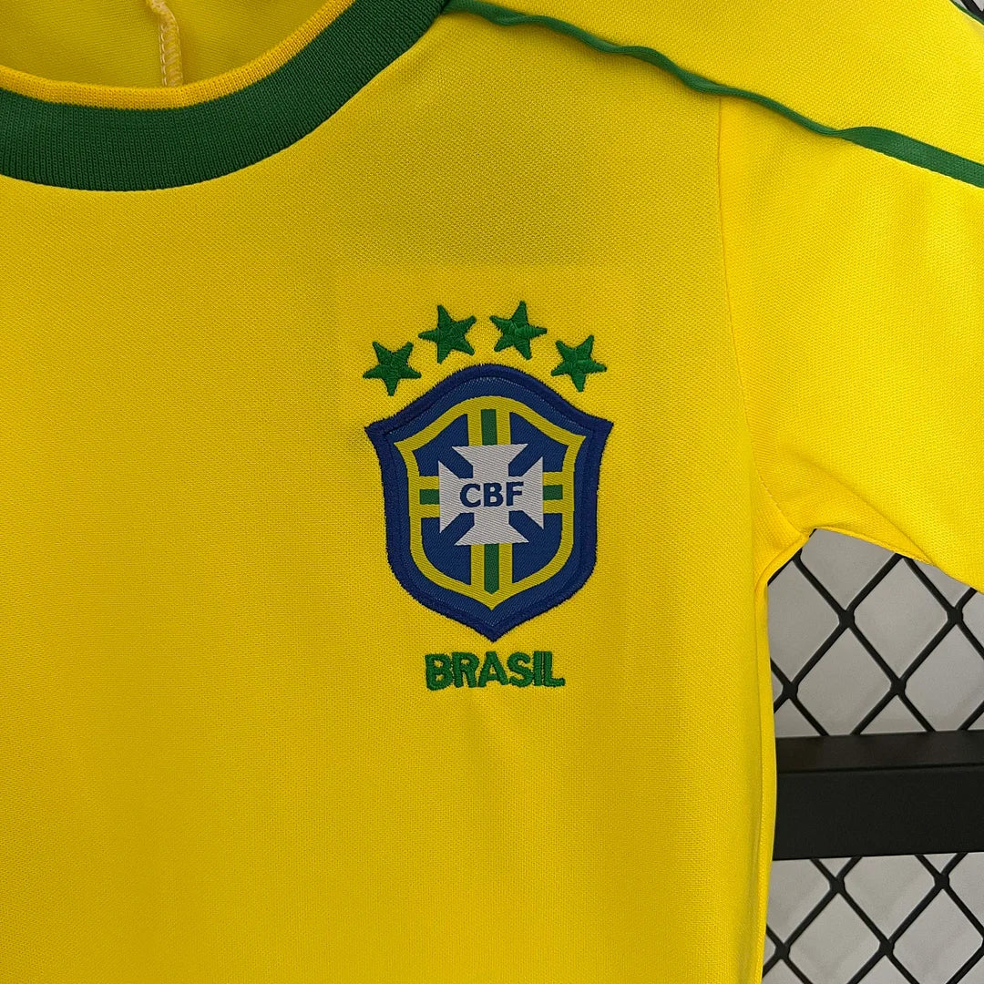 1998 Retro Brazil Home Jersey - Image 6