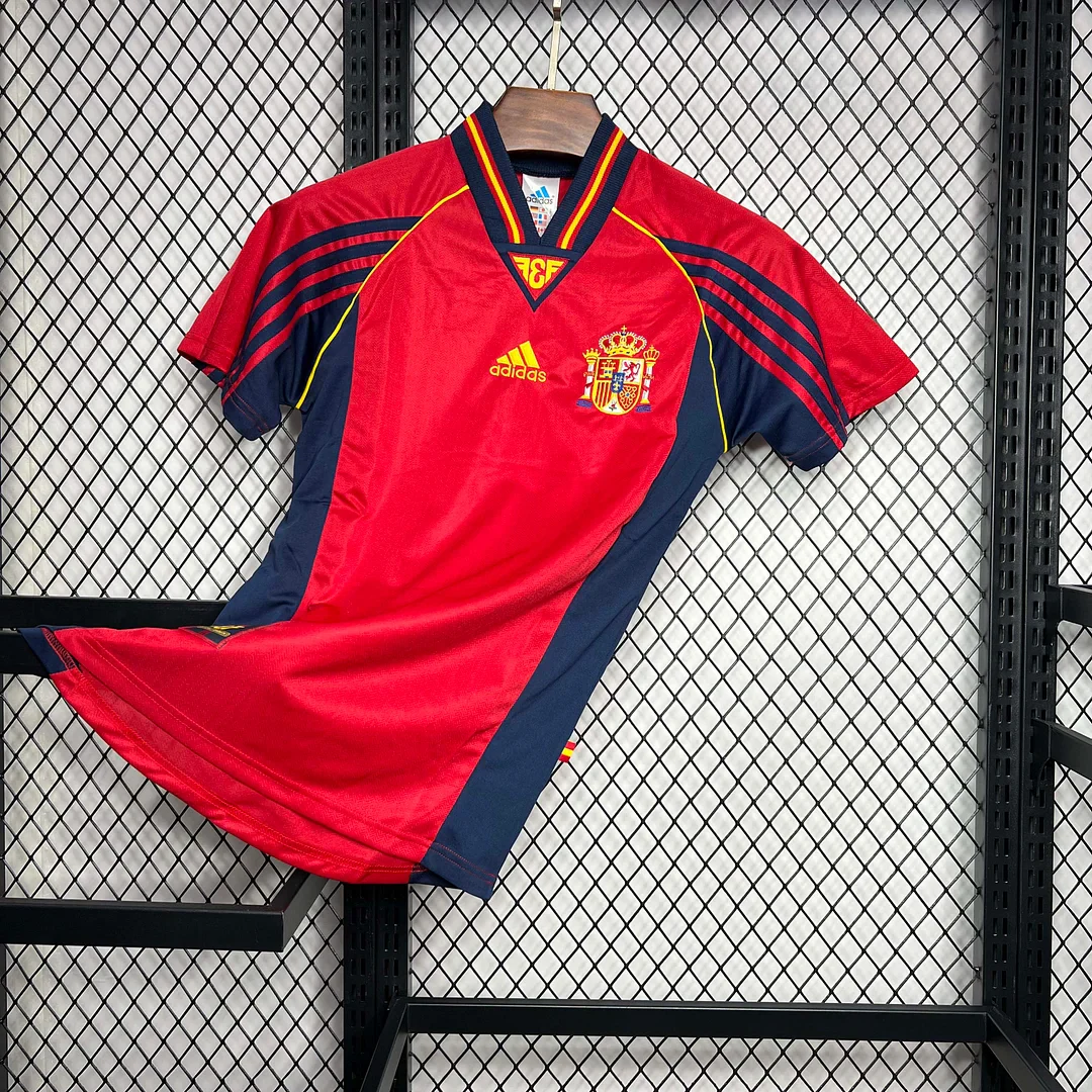 1998 Retro Spain Home Jersey - Image 3