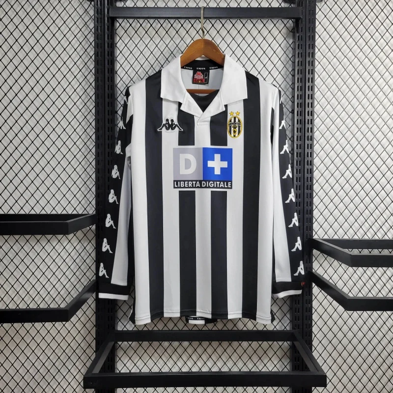1999-2000 Retro Juventus Home Jersey Long Sleeve