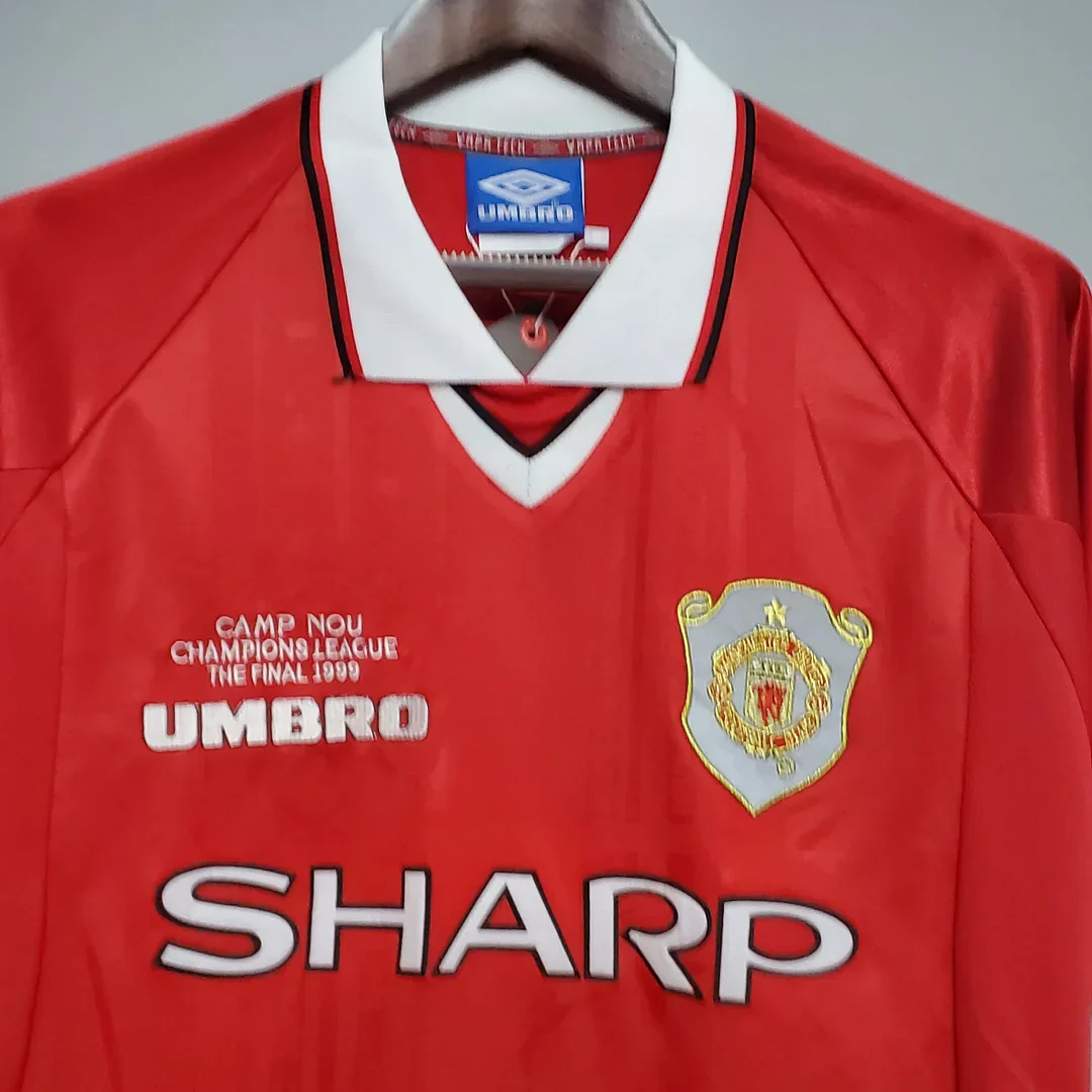 1999/2000 Retro Manchester United European Home Jersey - Image 3