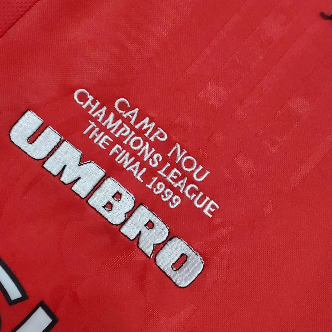 1999/2000 Retro Manchester United European Home Jersey - Image 4