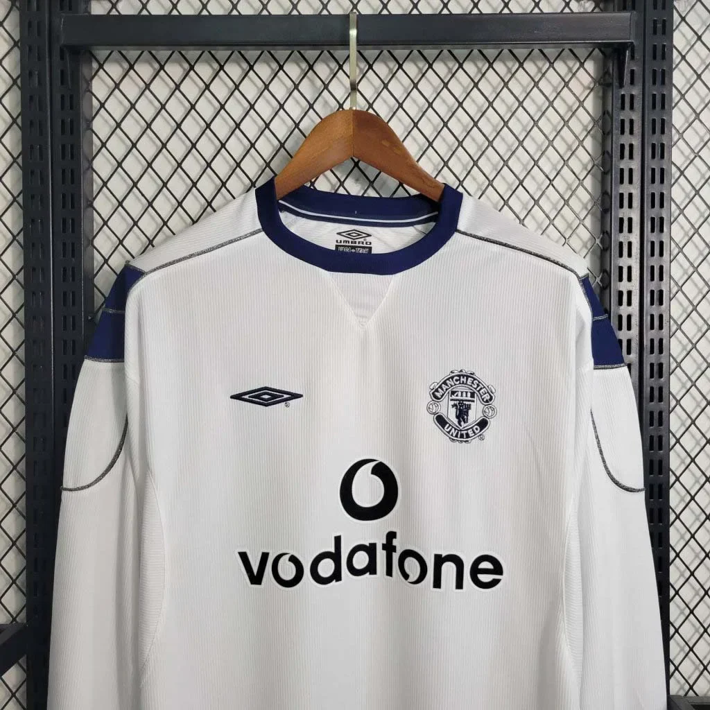2000/2001 Retro Manchester United Away Long Sleeve - Image 5