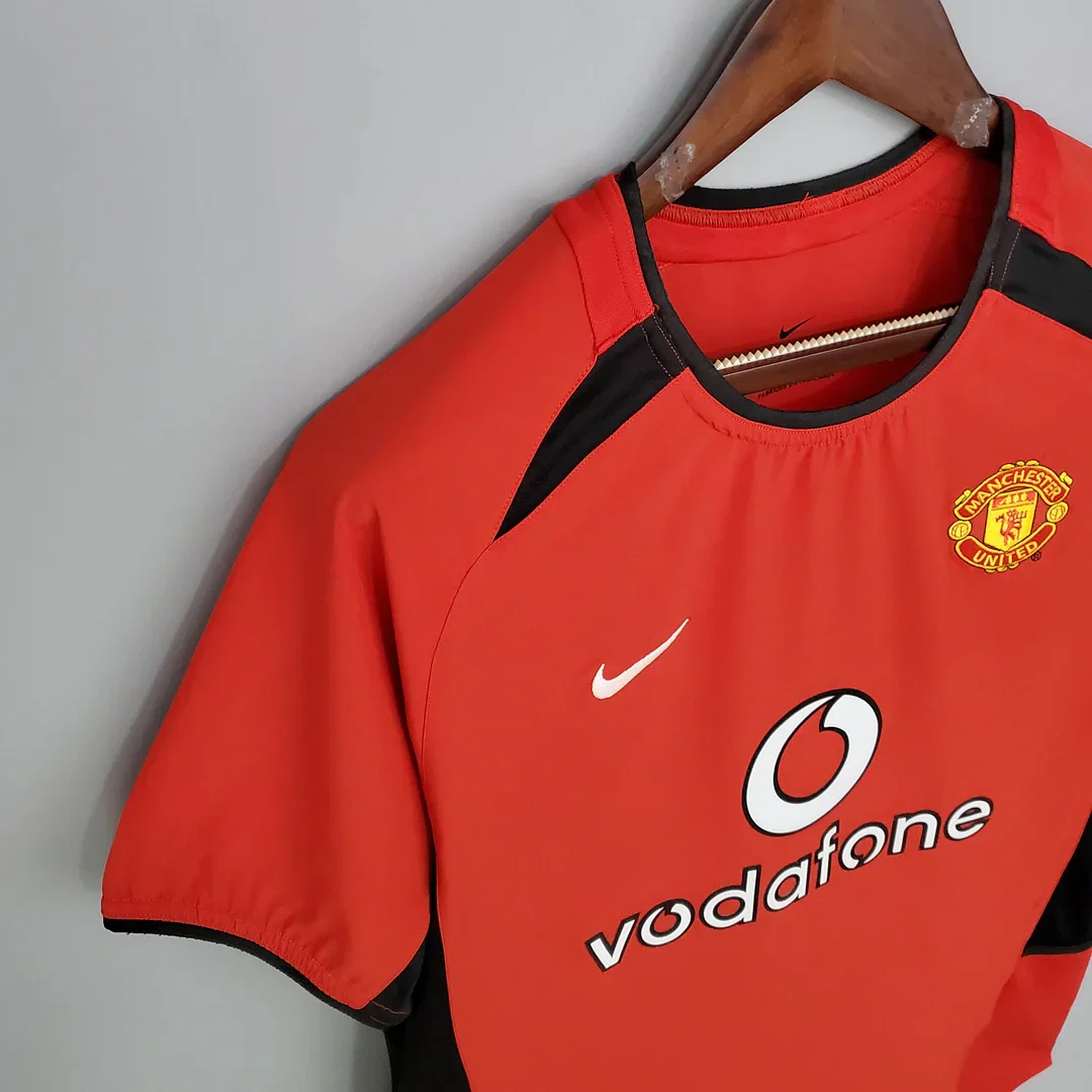 2002/2004 Retro Manchester United Home Kit - Image 6