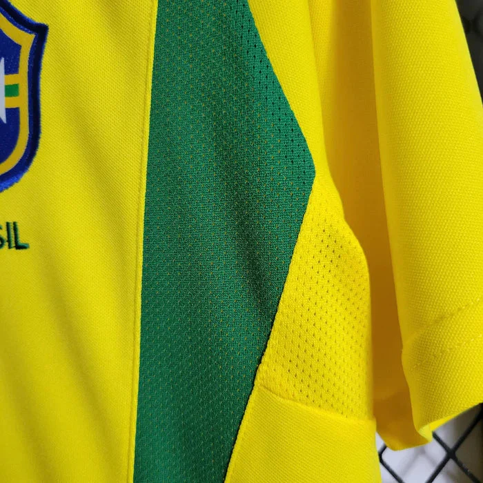 2002 Retro Brazil Home Jersey - Image 6