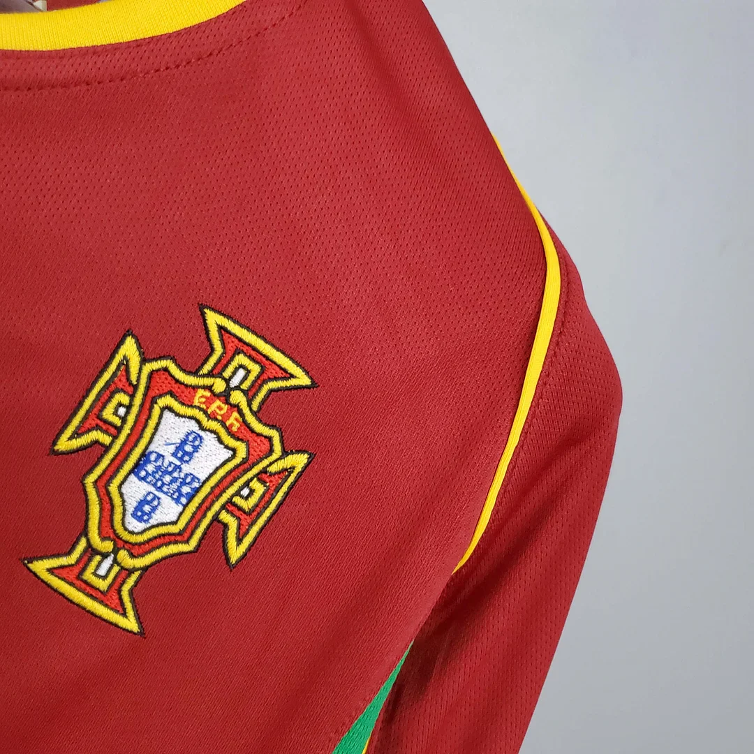 2002 Retro Portugal Home Jersey - Image 4