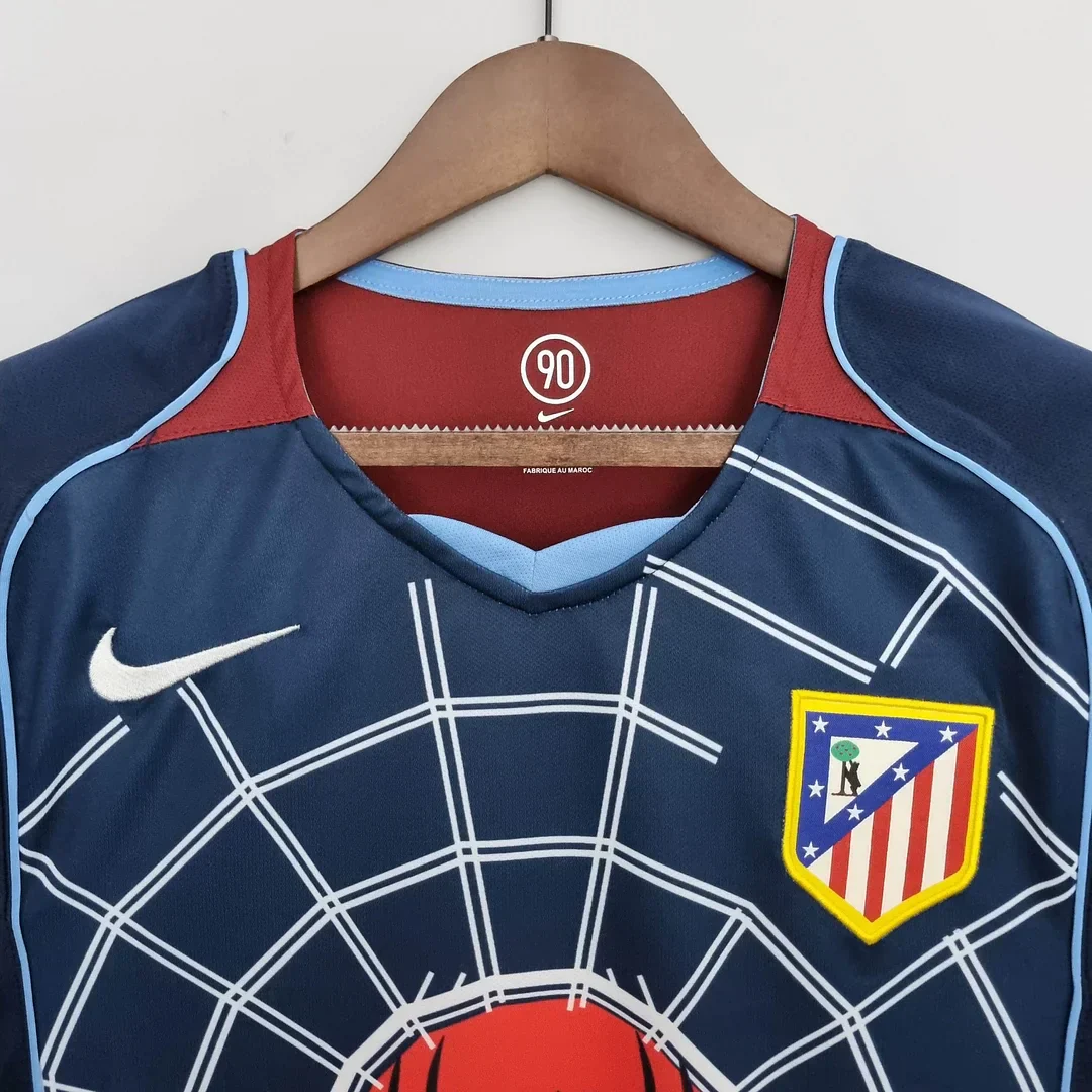 2004/2005 Retro Atletico Madrid Away Jersey - Image 5