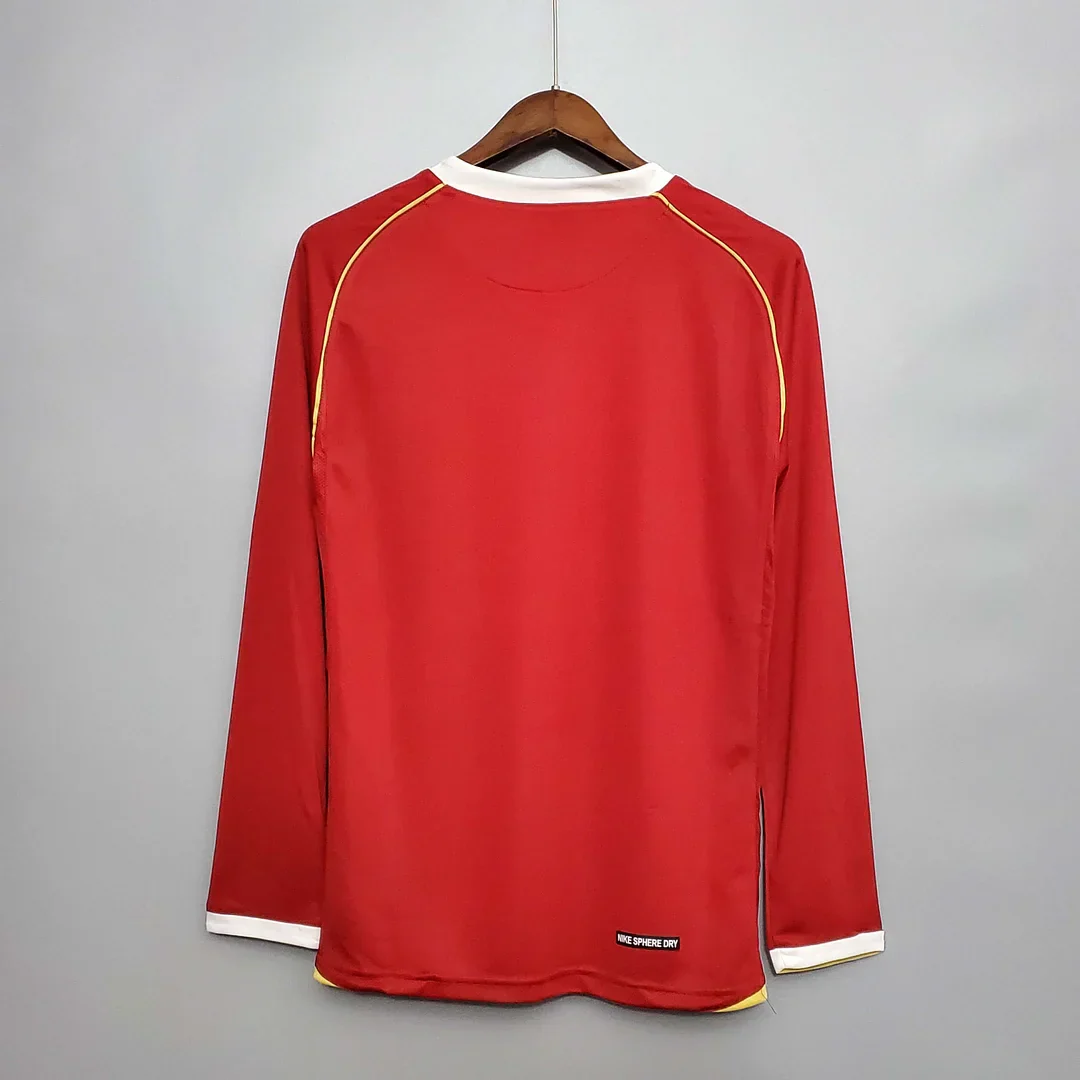 2006/2007 Retro Manchester United Home Long Sleeve - Image 2