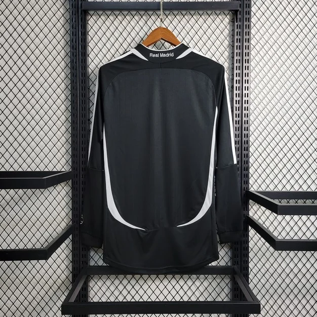 2006/2007 Retro Real Madrid Away Jersey Long Sleeve - Image 2