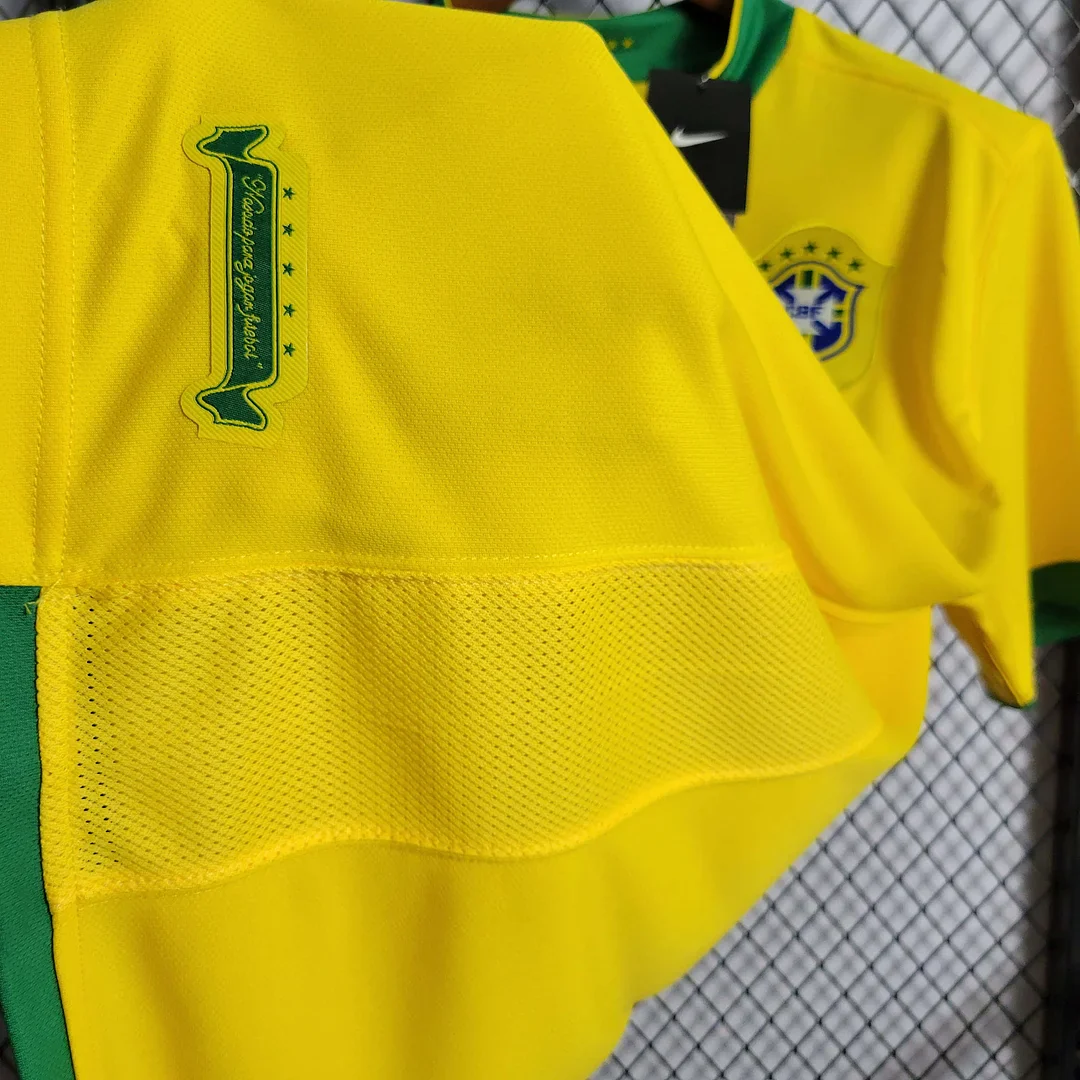 2006 Retro Brazil Home Jersey - Image 10
