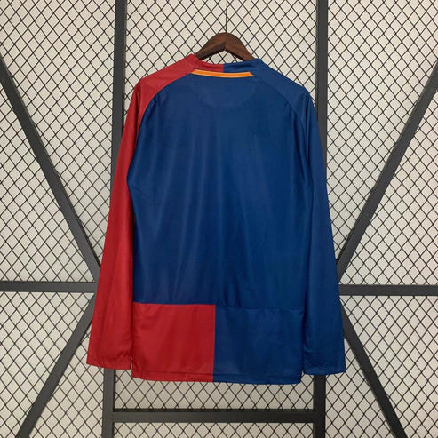 2008-2009 Retro Barcelona Home Champions League Long sleeve - Image 2