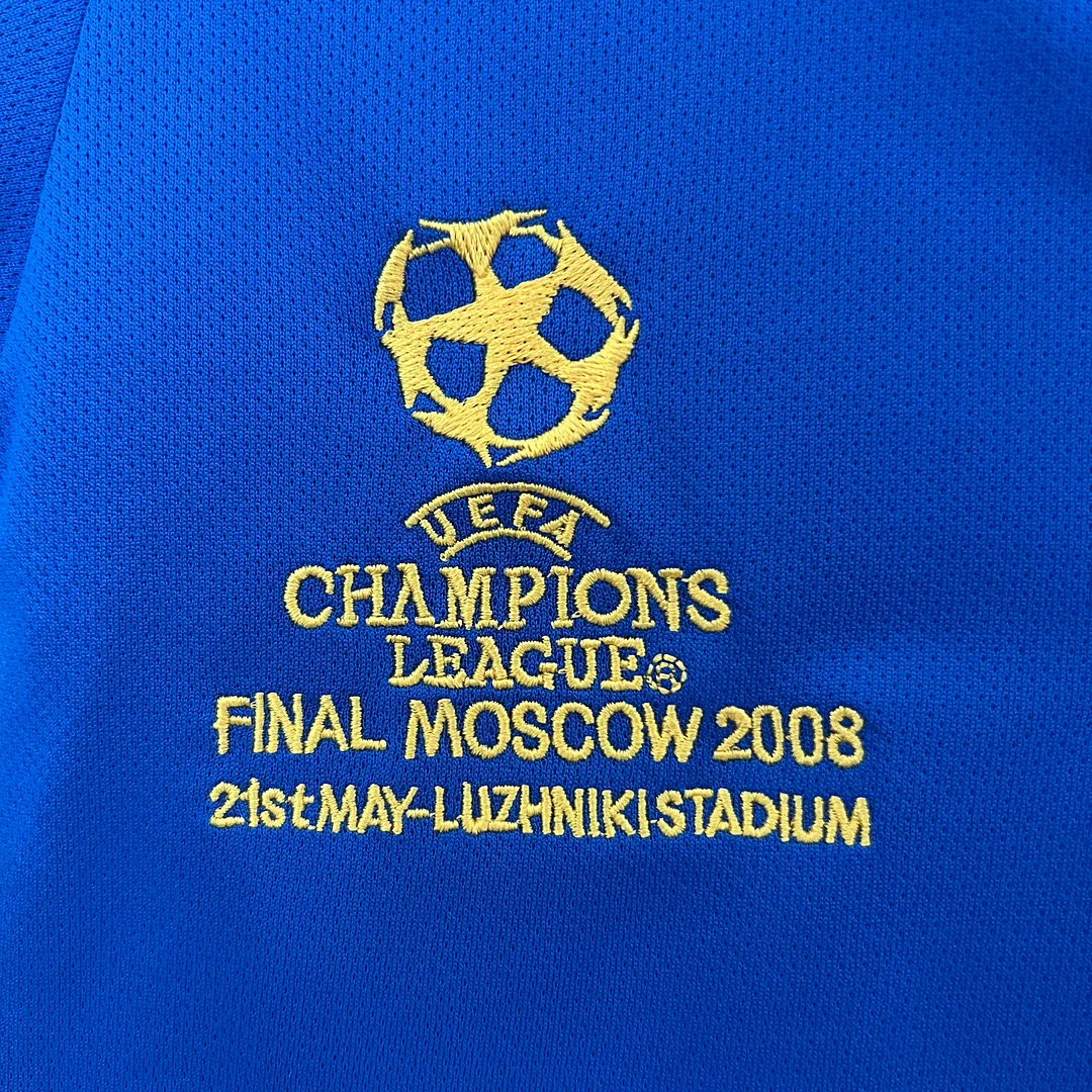 2008-2009 Retro Chelsea Champions League Final Home Kit Kids Size - Image 3
