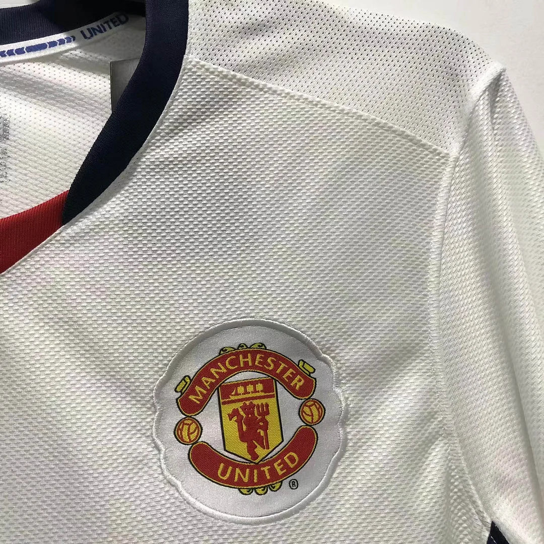 2008/2009 Retro Manchester United Away Jersey Long Sleeve - Image 6