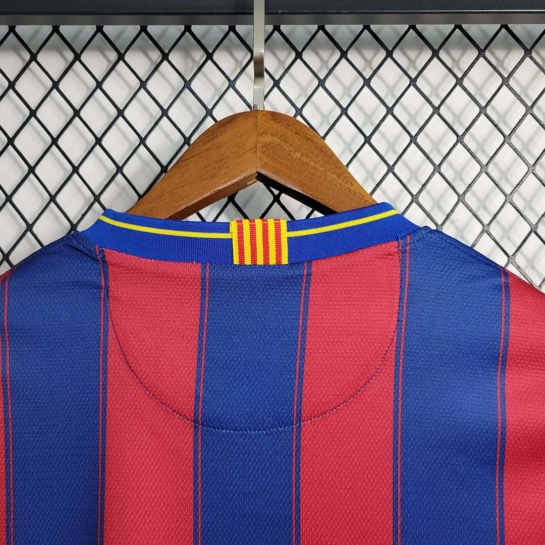 2009-2010 Retro Barcelona Home Jersey - Image 8