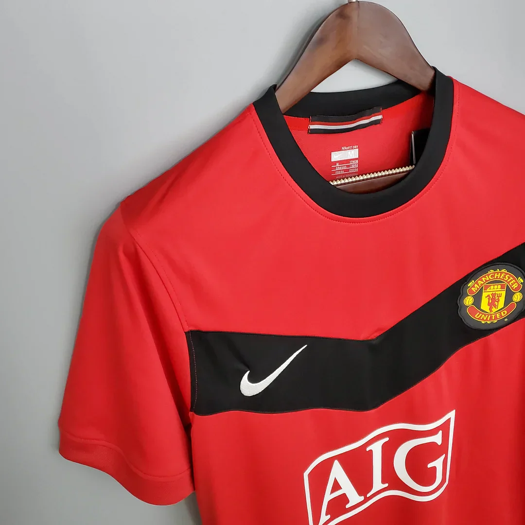 2009/2010 Retro Manchester United Home Jersey - Image 3