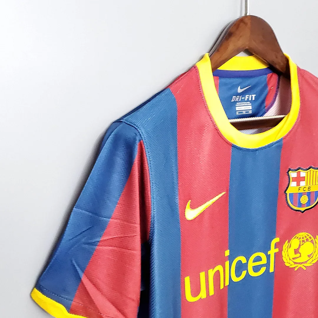 2010-2011 Retro Barcelona Home Jersey - Image 6