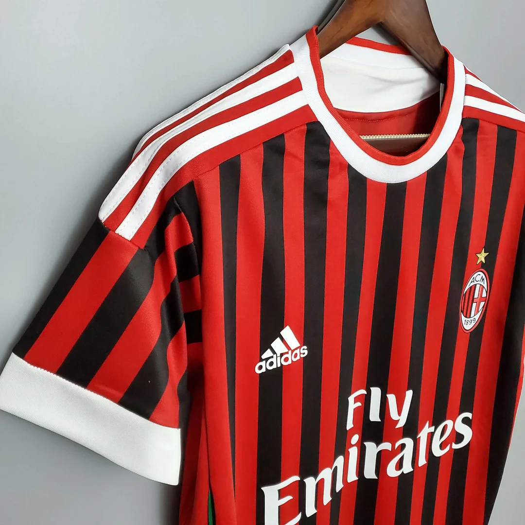 2011-2012 Retro AC Milan Home Jersey - Image 6
