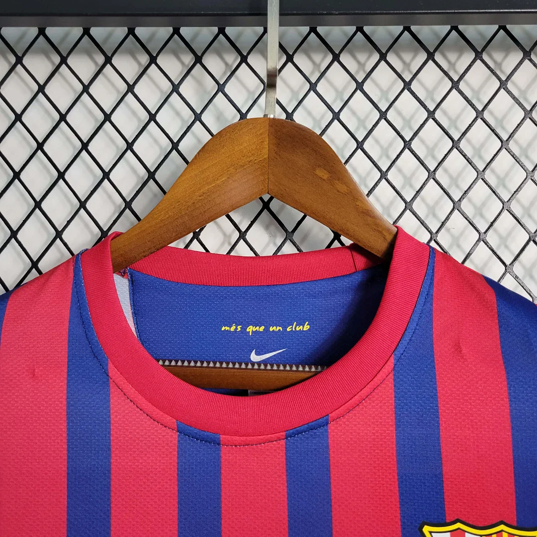 2011-2012 Retro Barcelona Home Jersey - Image 4
