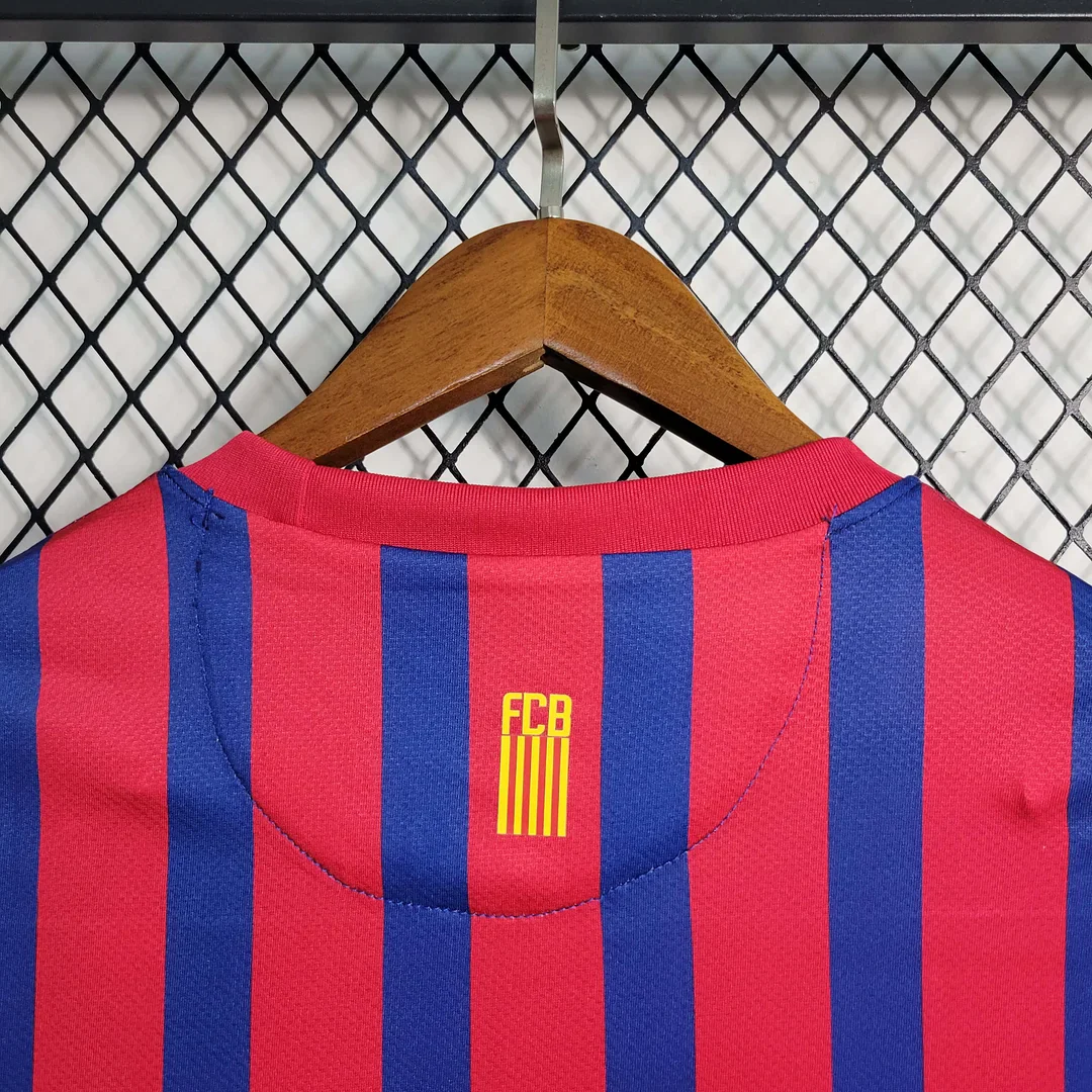 2011-2012 Retro Barcelona Home Jersey - Image 5