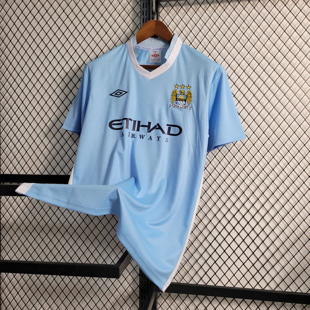 2011/2012 Retro Manchester City Home Jersey - Image 6