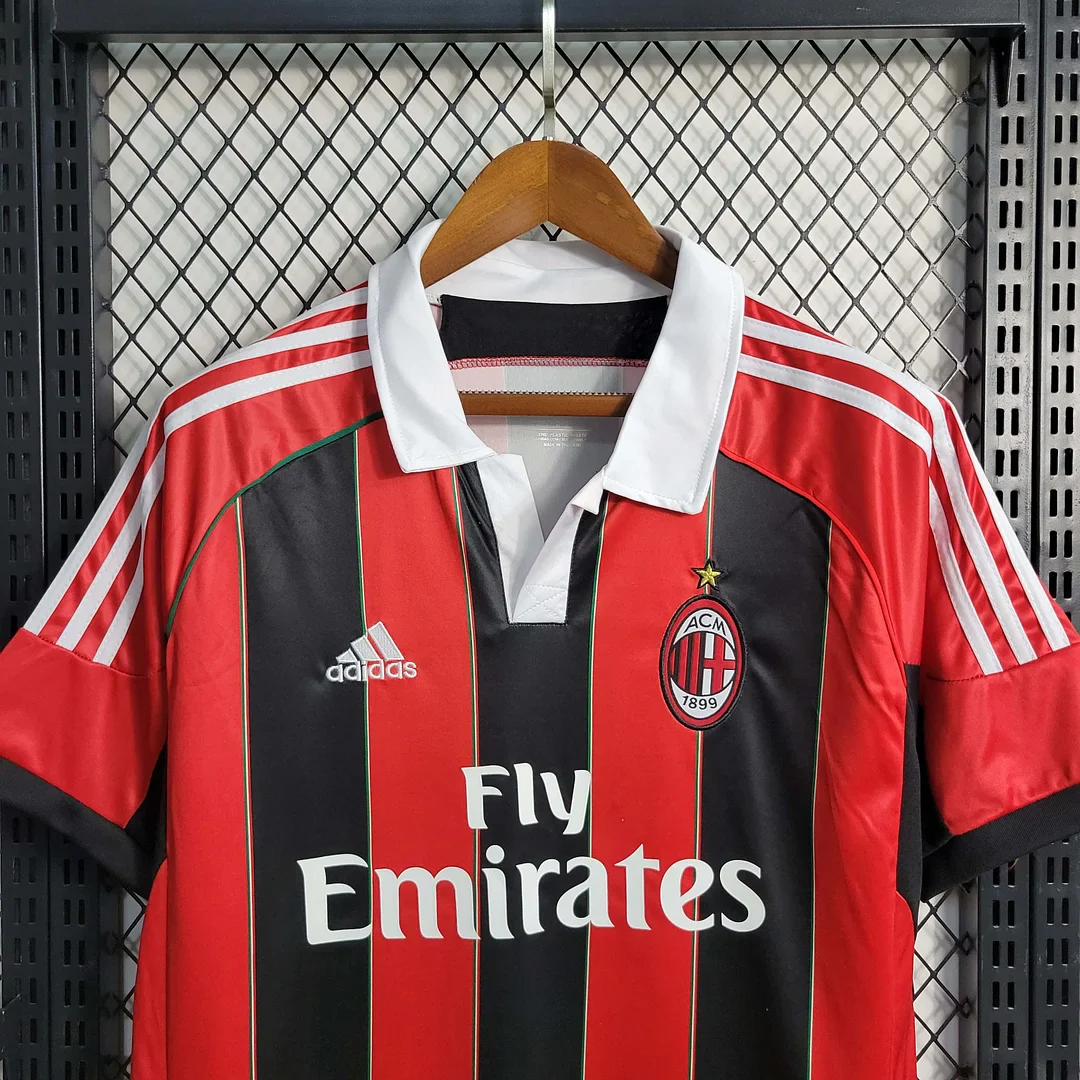 2012-2013 Retro AC Milan Home Jersey - Image 3